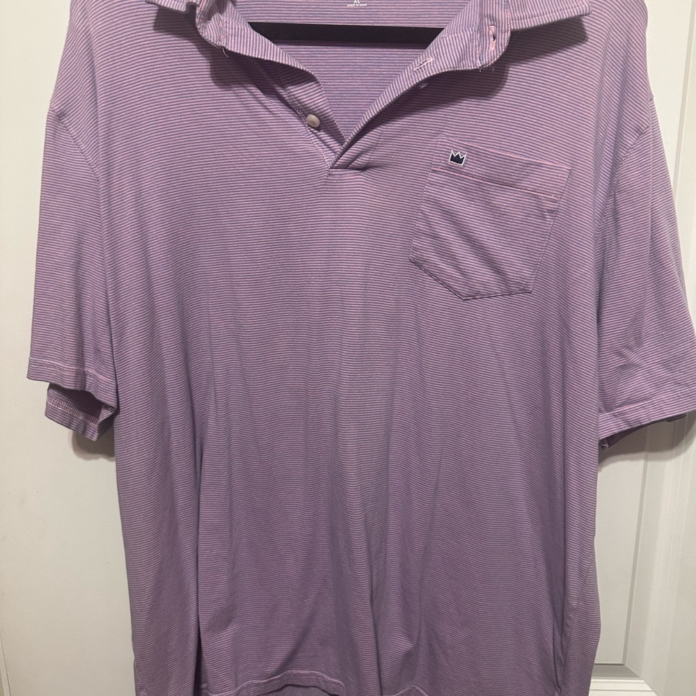 Crown & Ivy Lavender Polo Shirt